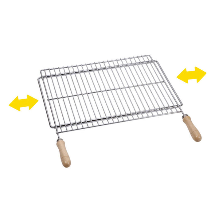 Parrilla Barbacoa Extensible 50x40cm Acero Zincado