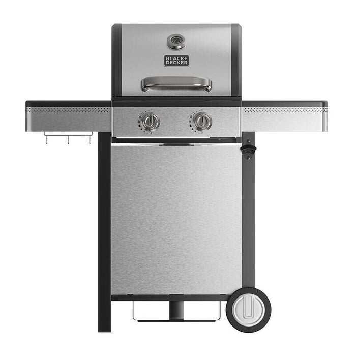 Parrilla De Gas Black+Decker Bxog7200e, 2 Quemadores X 3,6 Kw