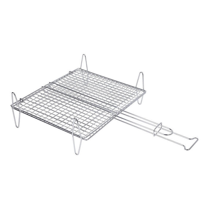 Parrilla Doble Para Pescado 40x45cm Sauvic