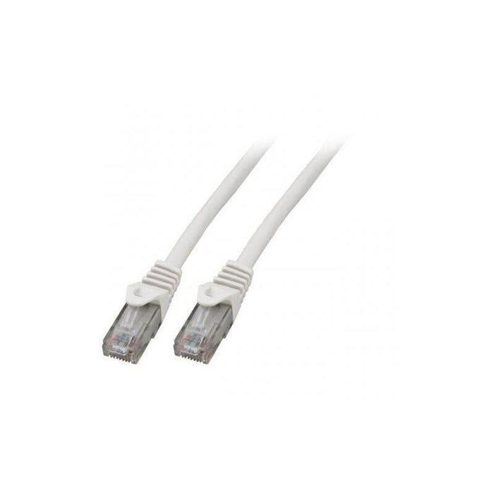 Patchkabel Kat6 Utp, Hvid,  0,5m, Halogenfri, 2x4xawg24