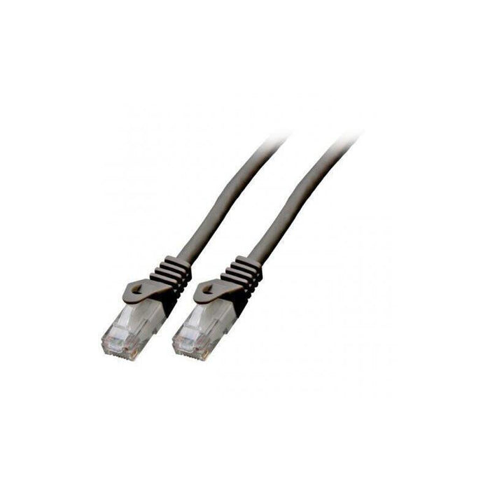Patchkabel Kat6 Utp, Sort,  0,25m, Halogenfri, 2x4xawg24