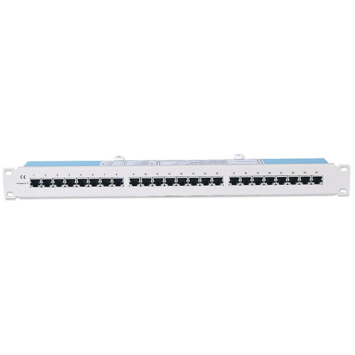 Patchpanel Intellinet, 19 ", Cat5e, 24 Puertos, Ftp, 1u, Gris