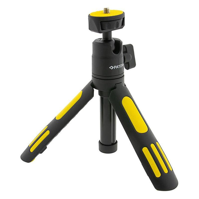 Patona Premium Trípode Ajustable Con Soporte Para Smartphone Negro, Amarillo