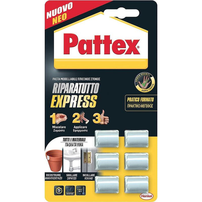Pattex Repair Express Powerknete, Zweikomponenten, 6m Ss 5g