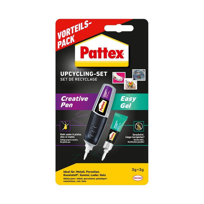 Pattex Sekundenkleber Upcycling Set Creative Pen + Easy Gel Retail