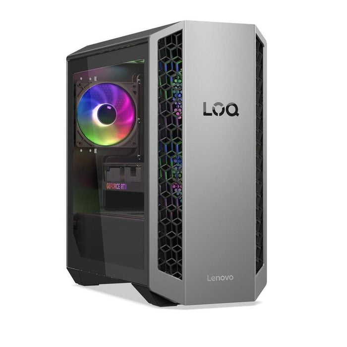 Pc Gaming Lenovo Loq Tower 26adr10 Ryzen 7 8745hx 32gb Ddr5 5200 Ssd1tb Geforce Rtx 5060ti  16gb Win11 Luna Grey / Eclipse Black