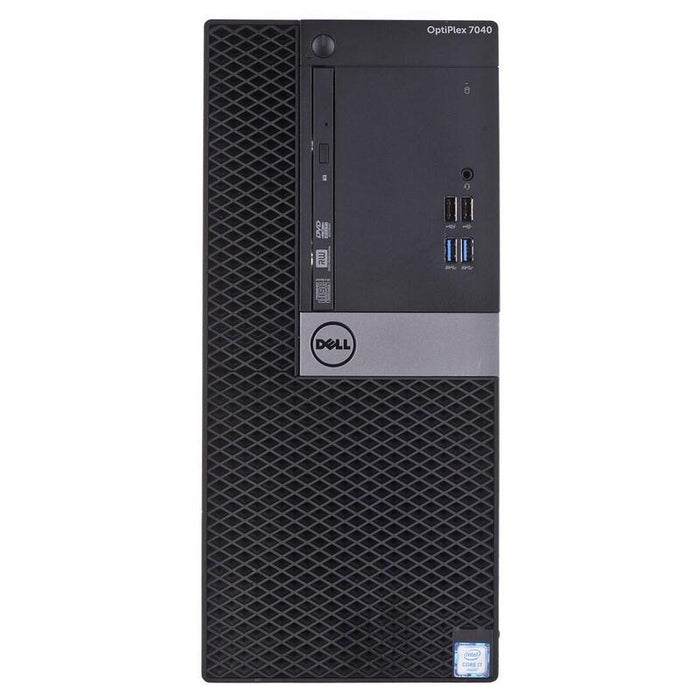 Pc Reacondicionado Dell Optiplex 7040 I5-6500 8gb 256gb Ssd + 500gb Hdd Twr W10pro 1 Año De Garantia