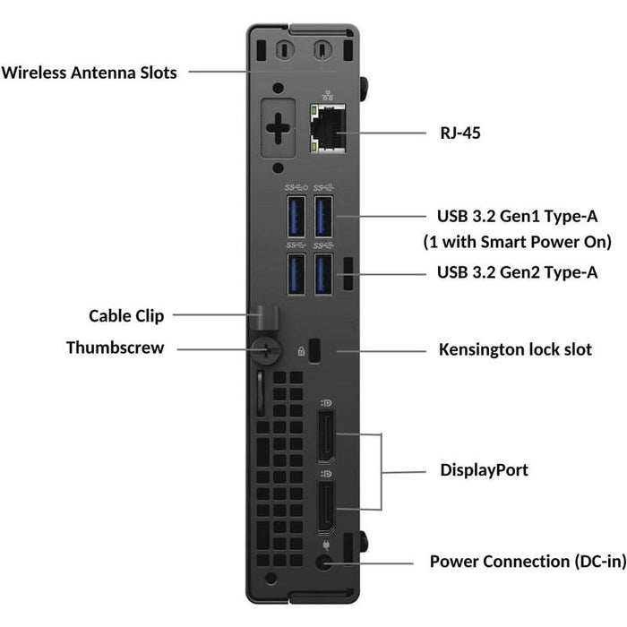 Pc Reacondicionado Dell Optiplex 7080 I5-10500 8gb 256gb Ssd Mini Win11pro 1 Año De Garantia