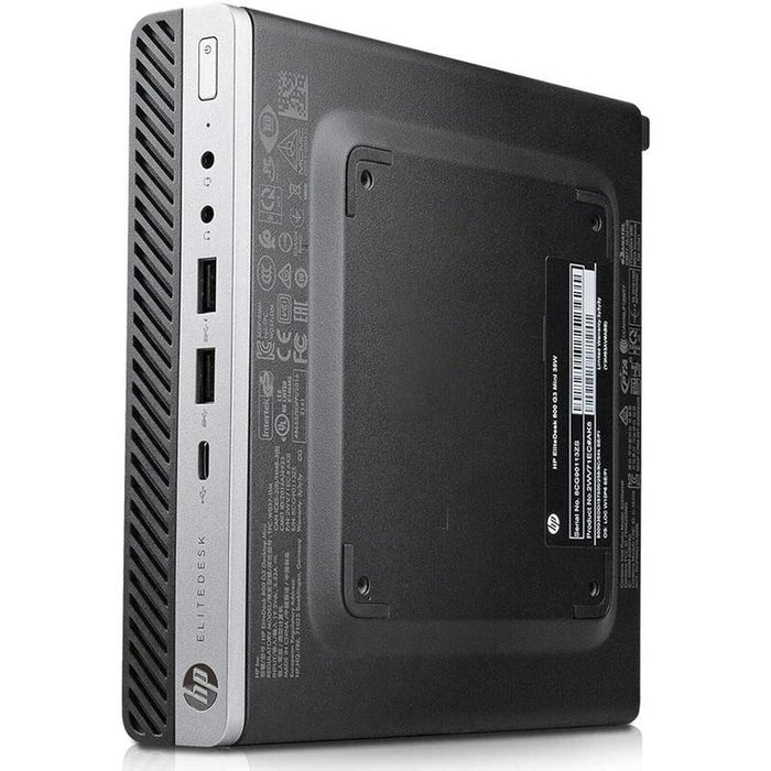 Pc Reacondicionado Hp Elitedesk 800 G3 Mini I3-6100 8gb 256gb Ssd W10p Instalado 1 Año De Garantia