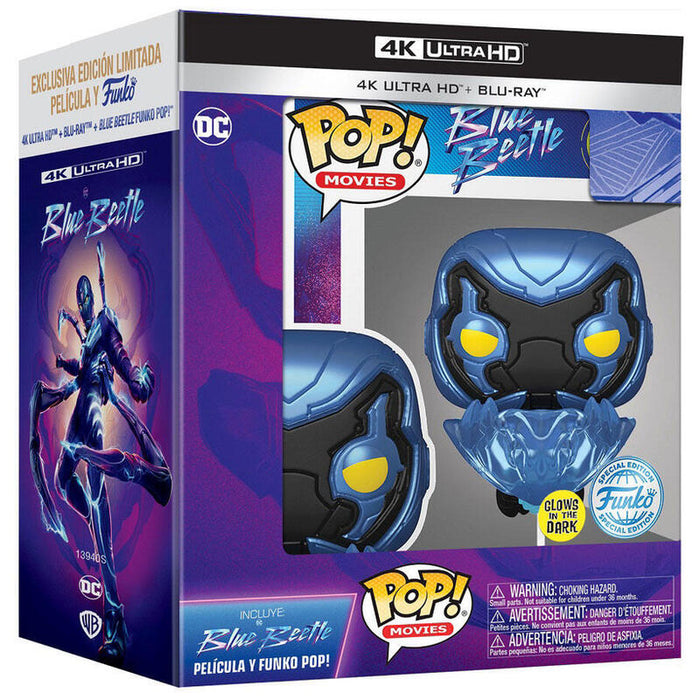 Pelicula Blue Beetle (4k Uhd + Bd) Edicion Funko  Blu-Ray