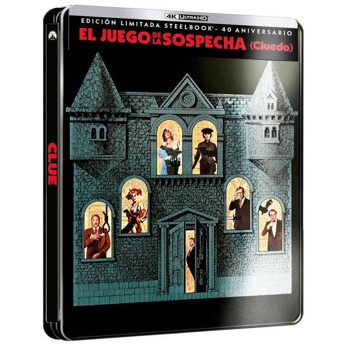 Pelicula Cluedo - El Juego De La Sospecha  (Steelbook 4k Uhd) 40 Aniversario - Bd Blu-Ray