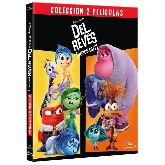 Pelicula Del Revés (Inside Out) - Colección 2 Películas - Bd Blu-Ray