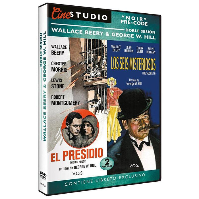 Pelicula Doble Sesión Noir Pre-Code Wallance Beery & George W. Hill (Vos) Dvd