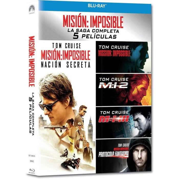 Pelicula Mision Imposible La Saga Completa (1-5) Blu-Ray