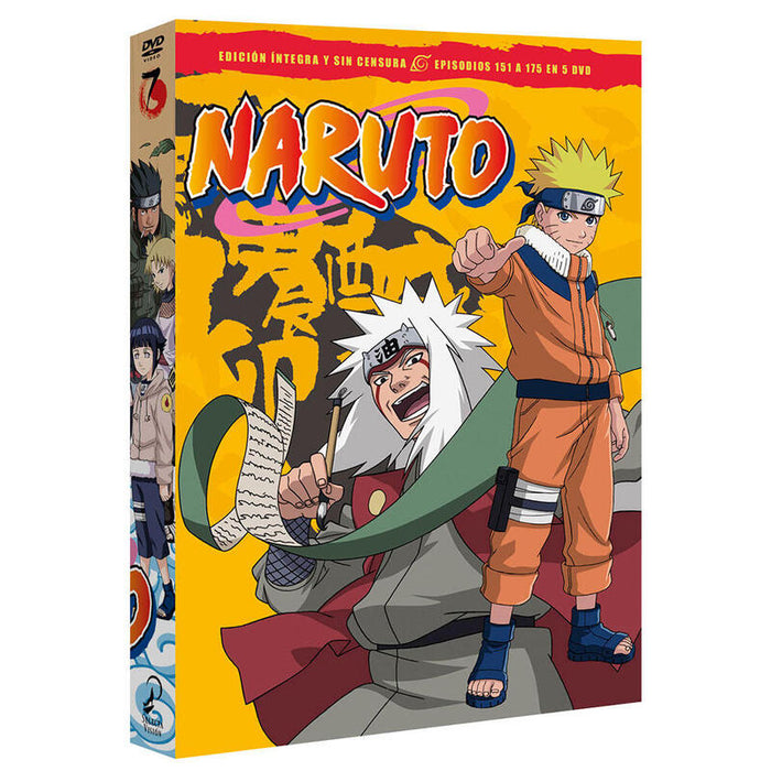 Pelicula Naruto Box 7 Episodios 151 A 175 - Dvd Dvd