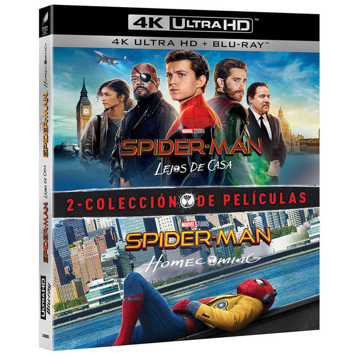 Pelicula Pack Spider-Man: Homecoming + Lejos De Casa (4k Uhd + Bd) Blu-Ray