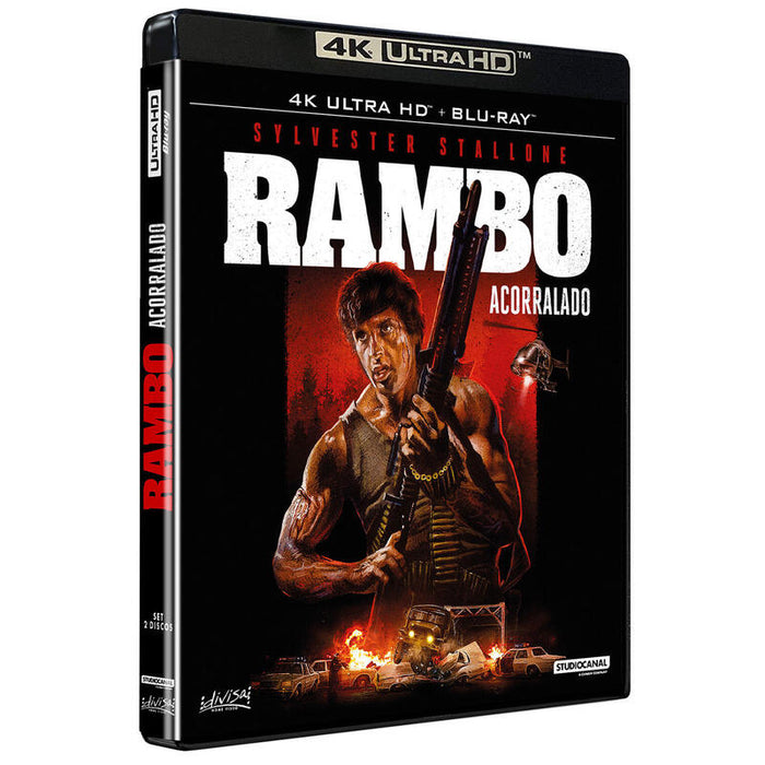 Pelicula Rambo - Acorralado (4k Uhd) - Bd Blu-Ray