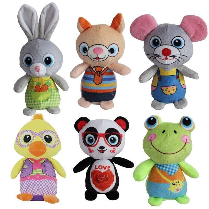 Peluche  Pack De 12 Unidades  Animal 25cm Surtido
