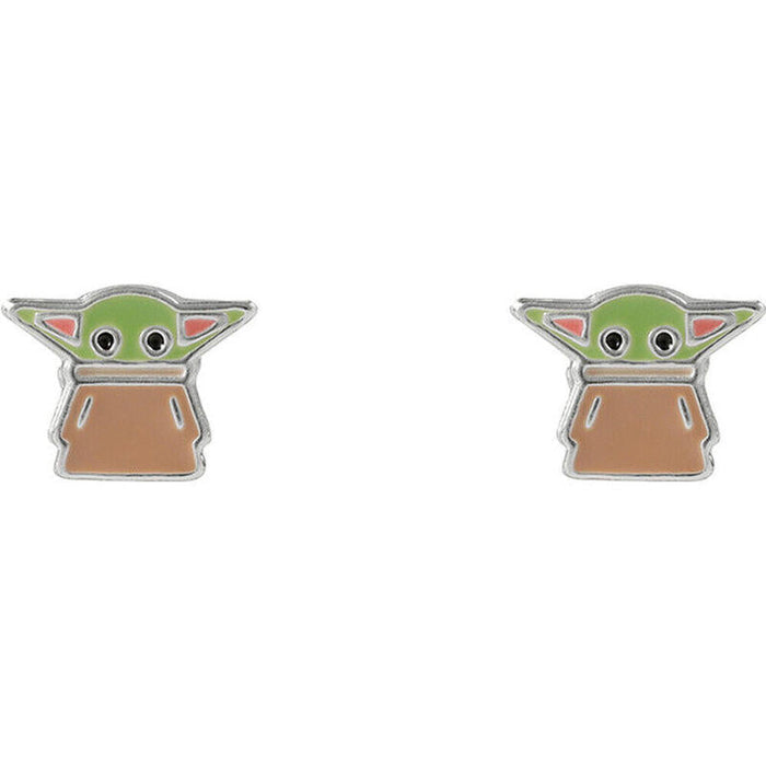 Pendientes Grogu The Mandalorian Star Wars Plata