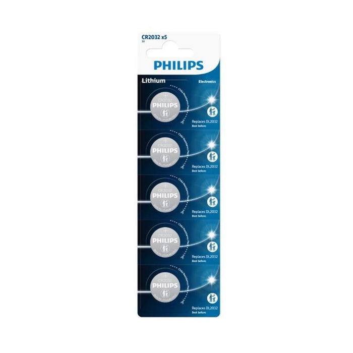 Philips Pila Boton Litio Cr2032 3v Blister*5