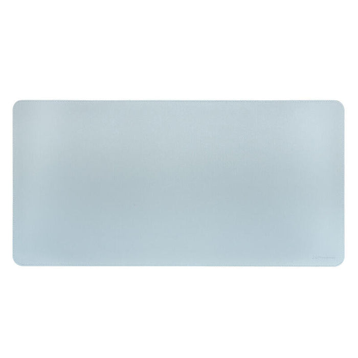 Phoenix Matepad Alfombrilla Pu 80 X 40 Cm Antideslizante Impermeable Materal Simil Cuero Azul - Gris