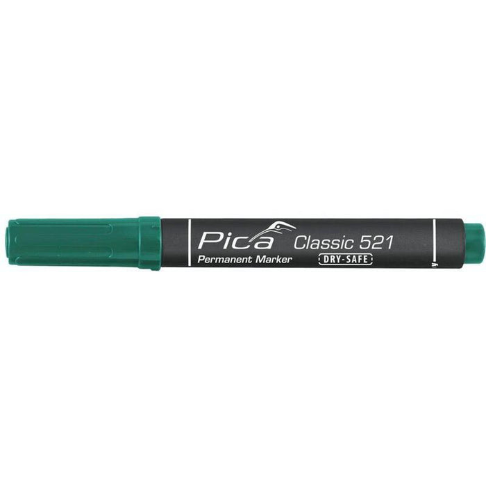 Pica Permanentmarker 2-6mm, Wedge Tip, Green