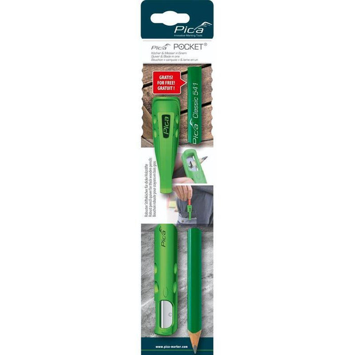 Pica Pocket With 1 Stone Carvers Pencil 24cm