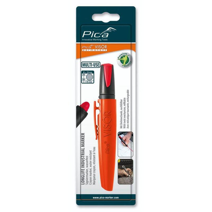 Pica Visor Permanent Marker, Red / Sb