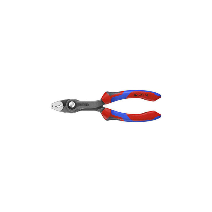 Pinza Frontal Knipex Twingrip 82 02 150 Rojo/Azul, Longitud 150 Mm 82 02 150