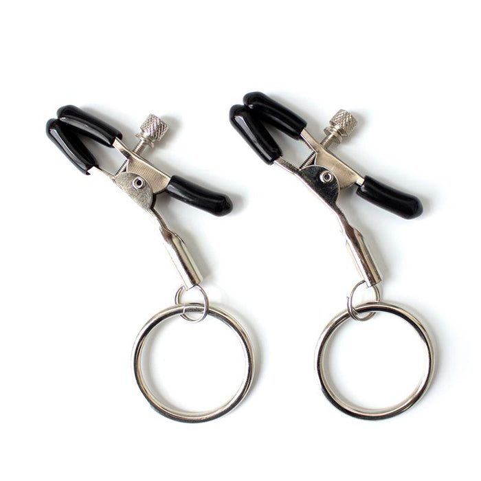 Pinzas Para Pezones Con Aro Metal