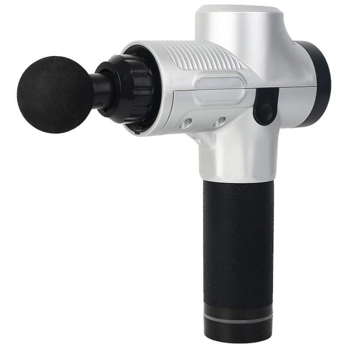 Pistola De Masaje Muscular Mg-009 6 Cabezales 30 Niveles Blanco