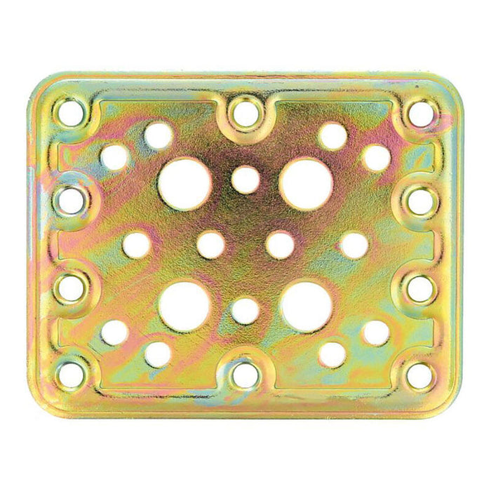 Placa 504-80x100mm Acero Bicromatado (S) 12125 Amig