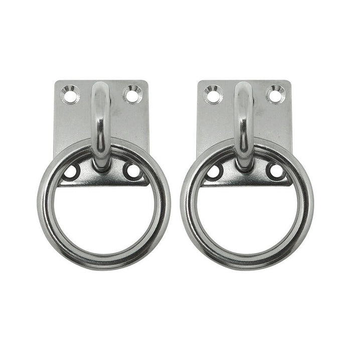 Placa Amarre Con Anilla Ap13, 6 Mm, Inoxidable, Blister 2 Uds