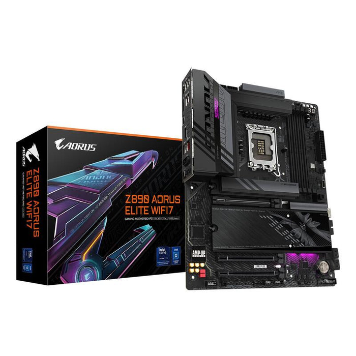 Placa Base Gigabyte Z890 A Elite Wifi7 1.1 Intel Z890 Lga 1851 (Socket V1) Atx Ram Ddr5-Sdram 4xranuras Wi-Fi Sí Bluetooth Sí 4xnúmero De Ranuras M.2 (M) Z890aelitewifi71.1