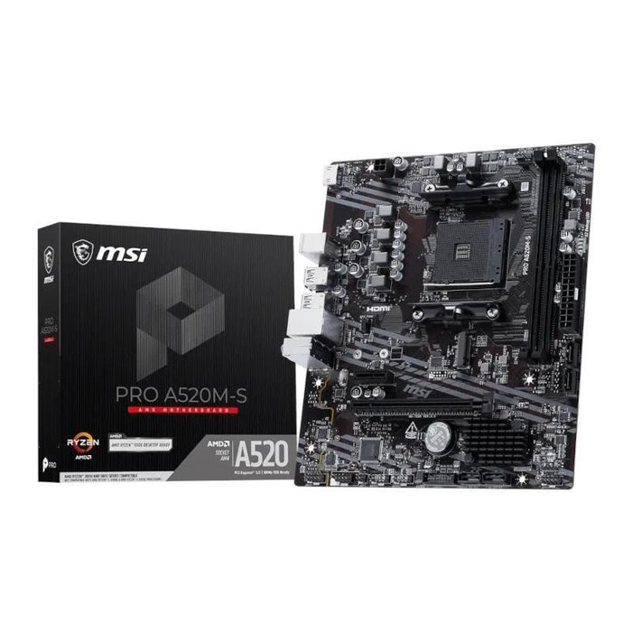 Placa Base Msi A520m-S A520,Am4,Matx,Ddr4