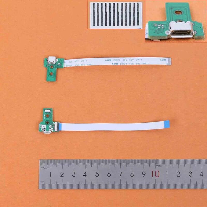 Placa Conector De Carga Usb Para Ps4 12 Pines Jds-030