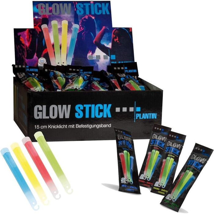 Plantin Knicklicht 15cm 60`Ger Display (Rojo,Amarillo,Verde,Azul)
