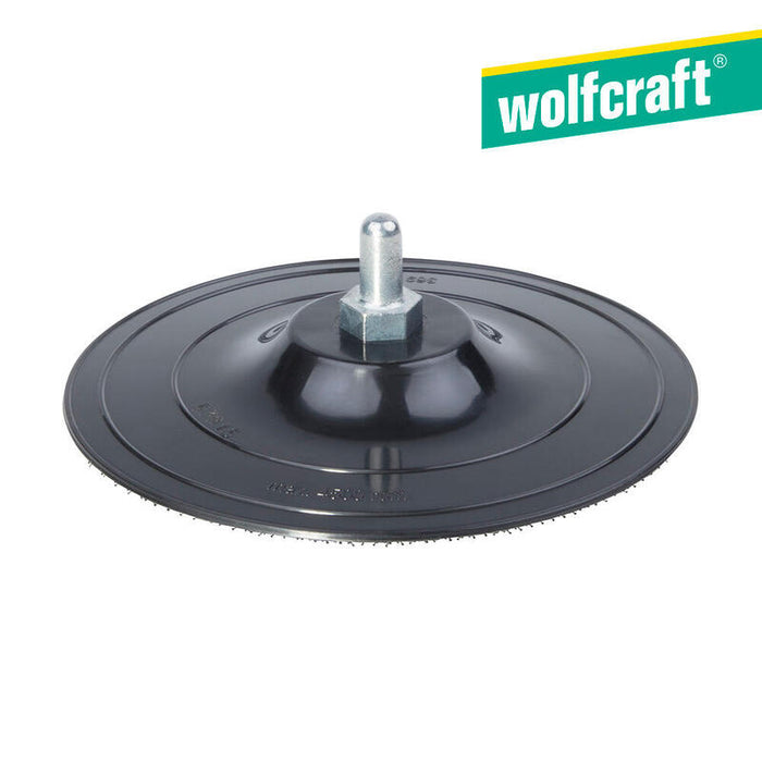 Plato Para Taladro, Fixoflex, Vástago Redondo 8mm Ø125mm 2223000 Wolfcraft