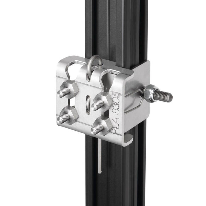 Pls 8001 Led Vertical Profile Mounting Strip Black