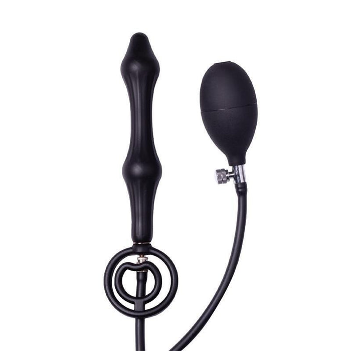 Plug Anal Inflable Con Doble Bomba