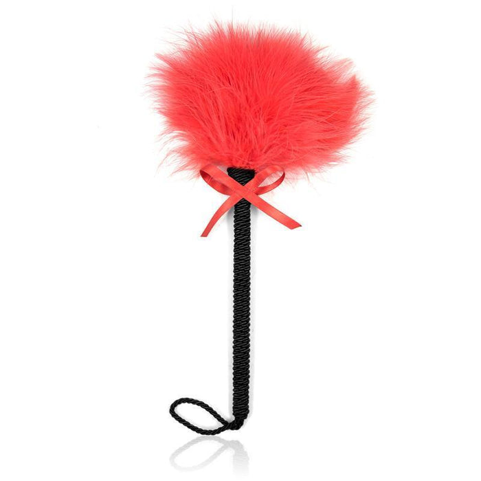 Plumero Con Lazo 25 Cm Rojo