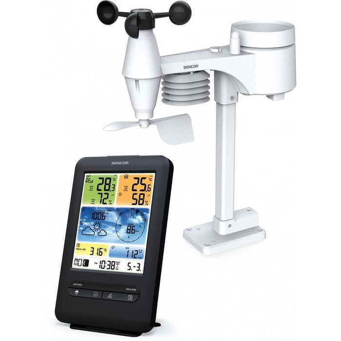 Pofesjonalna Estación Meteorológica Con Wifi Sws 9898 Wifi Sensor 5w1
