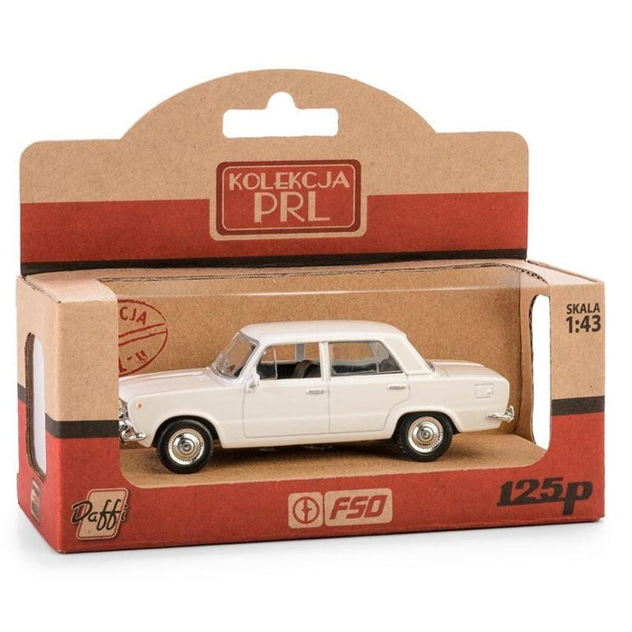 Pojazd Prl Fiat 125p - Bialy