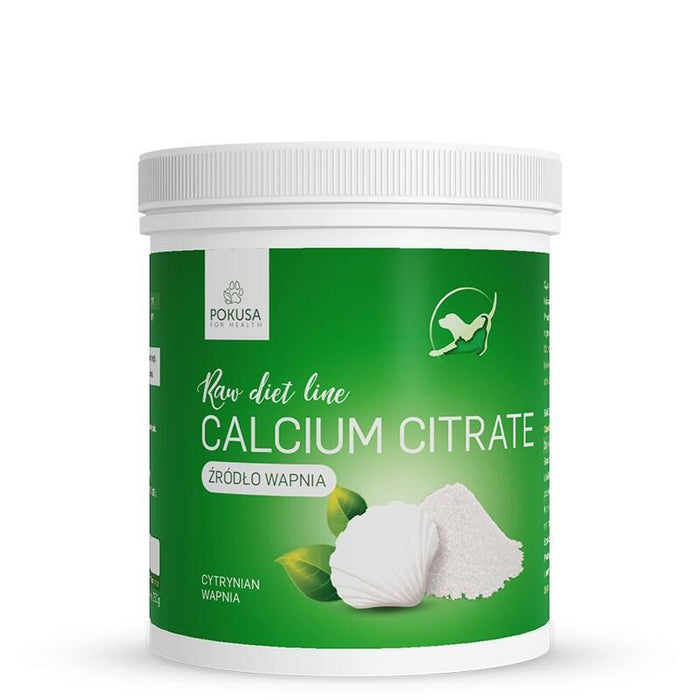 Pokusa Rawdietline Calcium Citrate - Suplementos Para Perros Y Gatos - 250g