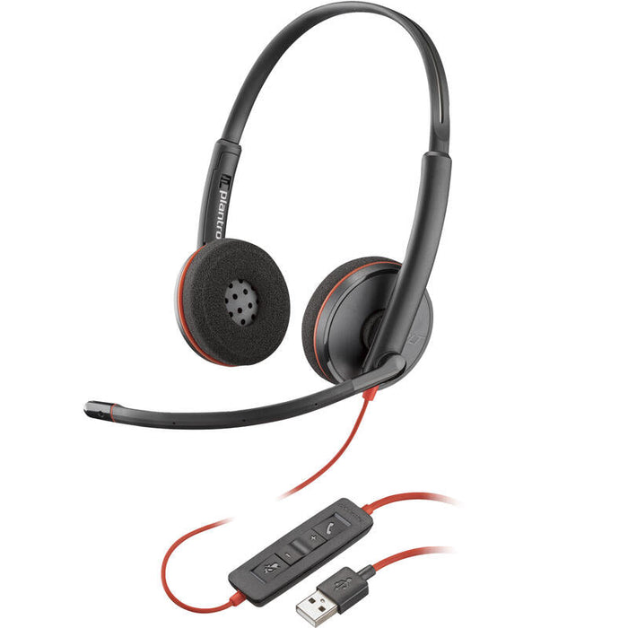 Poly Blackwire C3220 Auriculares Usb Tipo A Negro