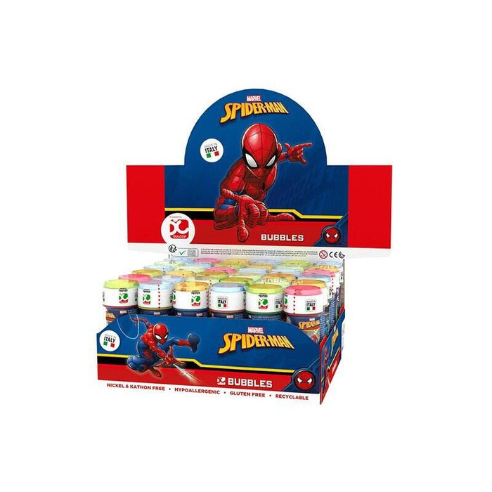 Pompas De Jabón 60 Ml Spiderman Display 36 Unidades