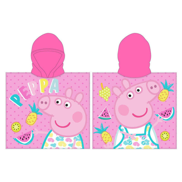 Poncho Toalla Peppa Pig Microfibra