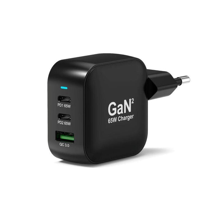 Port Usb-C Cargador Gan 65w Usb-C/A Cargador Rápido Pd