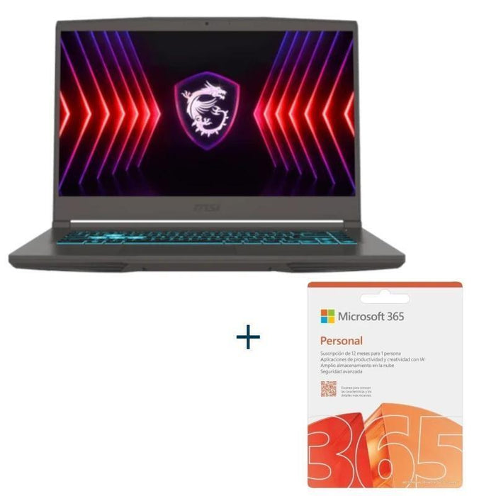 Portatil  Msi Thin15-219es Amd R7-7735hs W11h+ O365 Personal