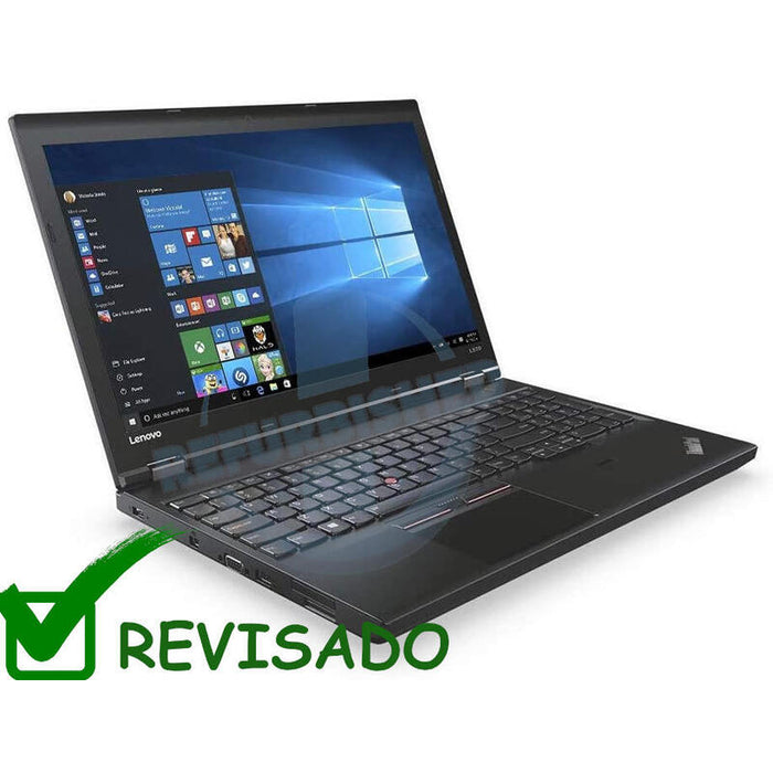 Portatil Reacondicionado Lenovo Thinkpad L570 I5-7300u 8gb 512gb Ssd 15.6"Fhd W11p Instalado Teclado Español Negro 1 Año De Garantia